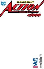 ACTION COMICS (3RD SERIES): 1000 Blank Variant Cover